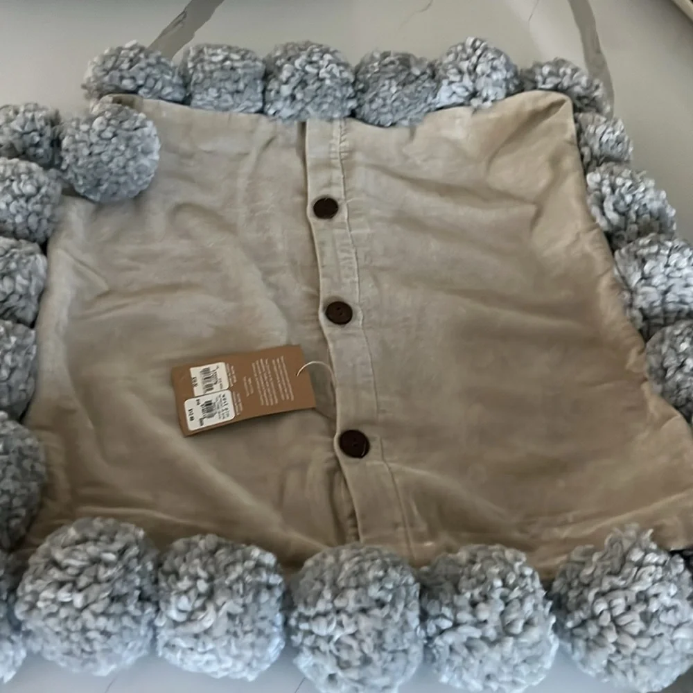 NWT West Elm Velvet Metallic Accent Pillow Cover